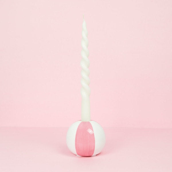 Bougeoir - Beach Ball- rose - Balvi