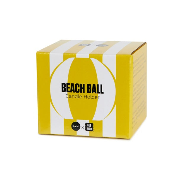 Bougeoir - Beach Ball - jaune - Balvi