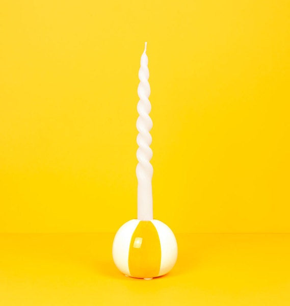 Bougeoir - Beach Ball - jaune - Balvi