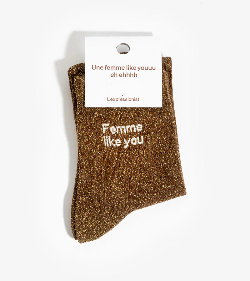 Chaussettes - Femme like you - L'expressionist
