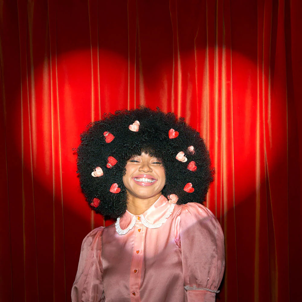 Pince à cheveux - Coeur Rose - Coucou Suzette