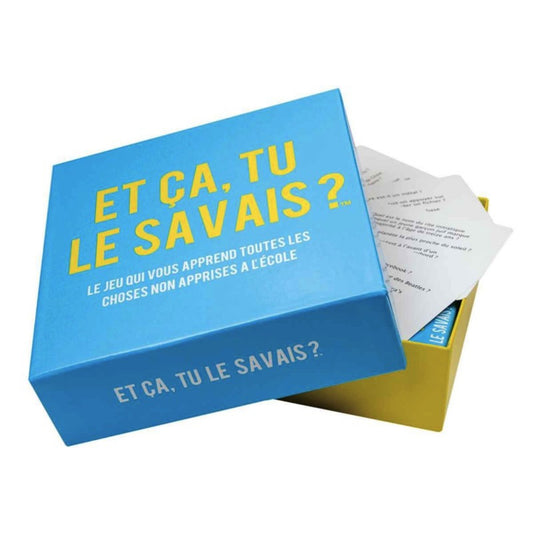 Jeu - Et ça, tu le savais ?