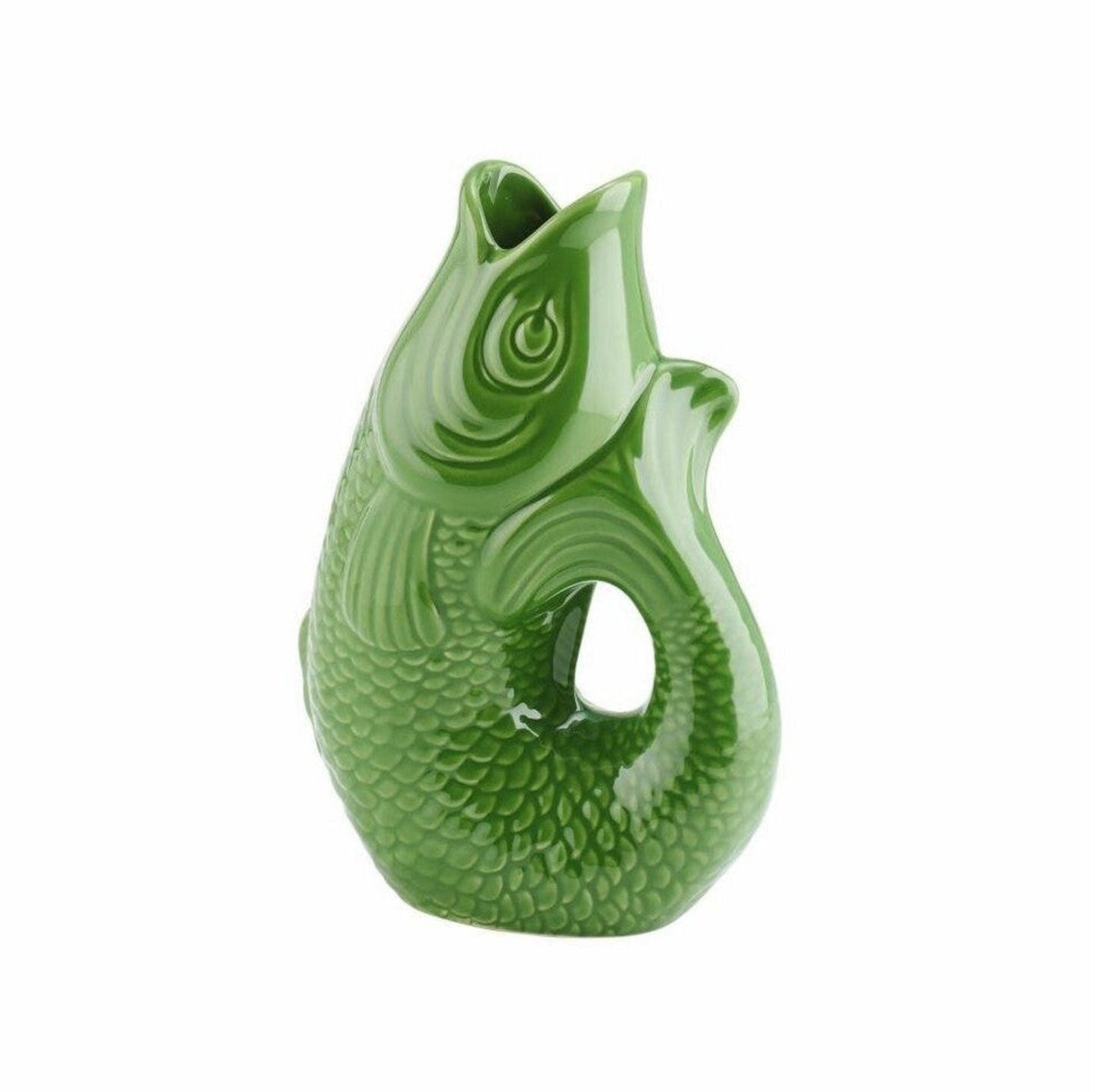 Monsieur Carafon, Fish, vase, S, green bay, 1,2 liter