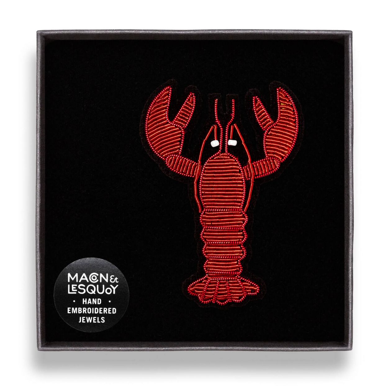 broche - HOMARD ORANGE - Macon & Lesquoy