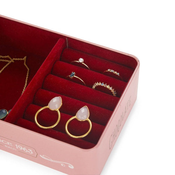 Boîte à bijoux - Chocolate- rose - Balvi