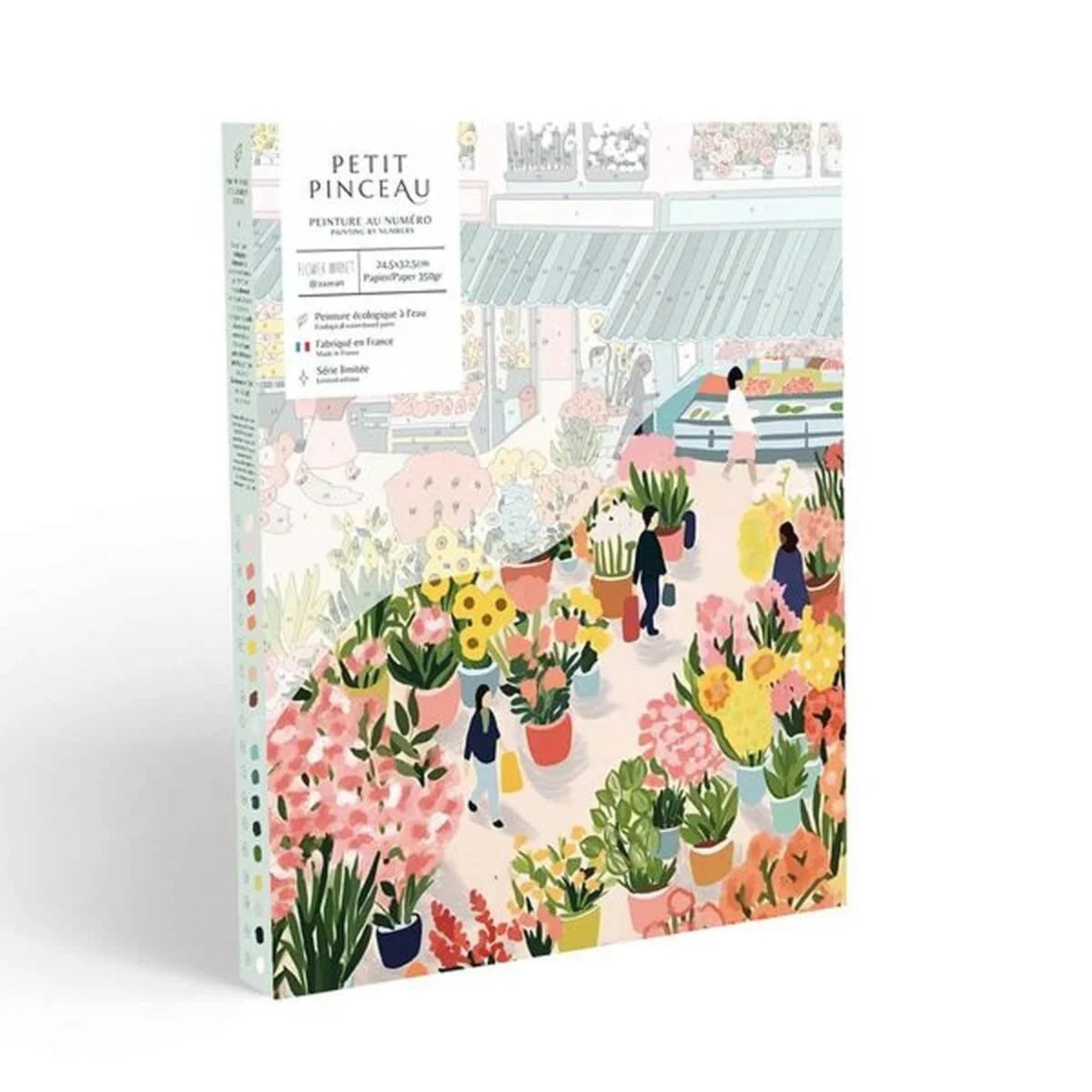 Coffret peinture au numéro - Flower Market - La petite épicerie