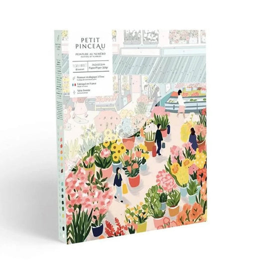 Coffret peinture au numéro - Flower Market - La petite épicerie