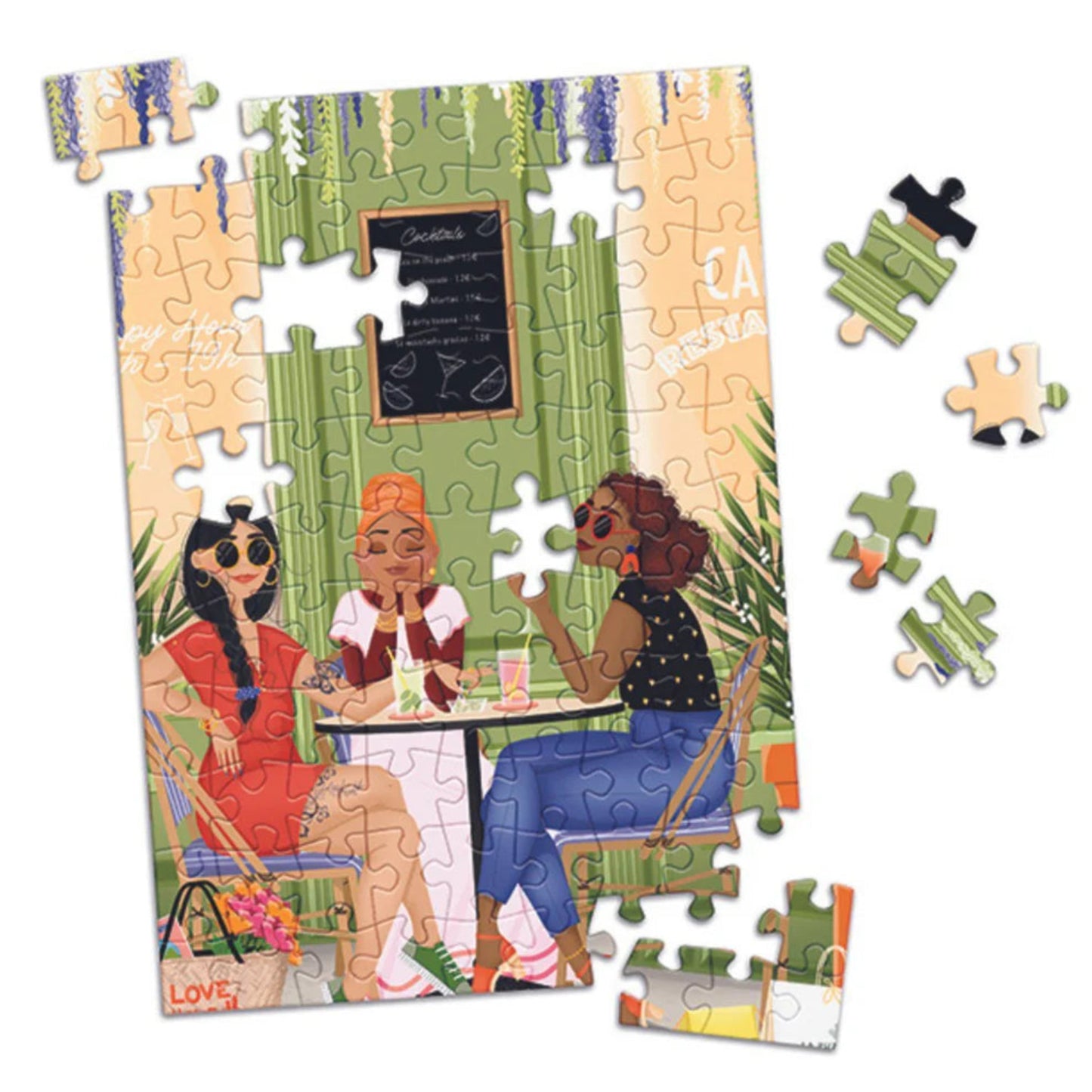 Mini puzzle - Happy Hour - 100 pièces - Marie-Chantal