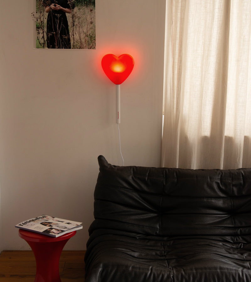 Lampe murale - Sucette coeur - L'expressionist