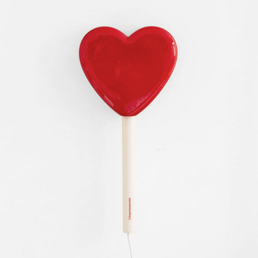 Lampe murale - Sucette coeur - L'expressionist