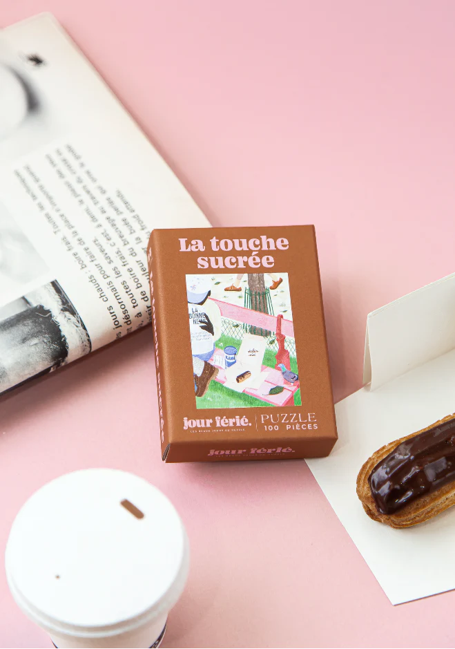 Mini puzzle - La touche sucrée -  100 pièces - Jour férié