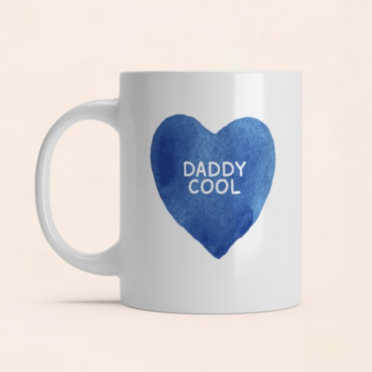 Mug - Grand coeur bleu - Daddy cool - Breizh Club