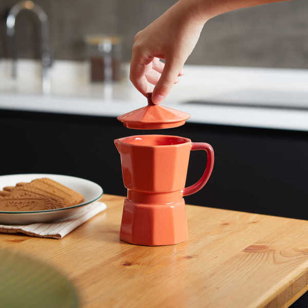 Mug - Moka - Rouge - Balvi