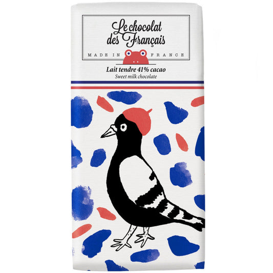 Tablette de chocolat au lait tendre Oiseau - Le chocolat des Français