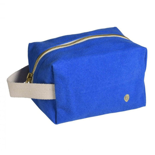 Trousse cube GM - Bleu Mécano