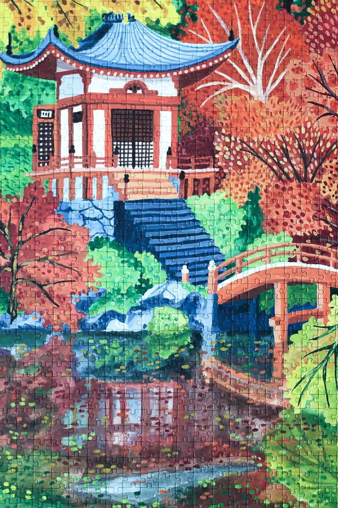 Puzzle - Kyoto Temple – 1000 pièces - Piecely