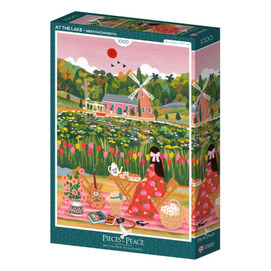 Puzzle - Au lac - 1000 pièces - Pieces & Peace