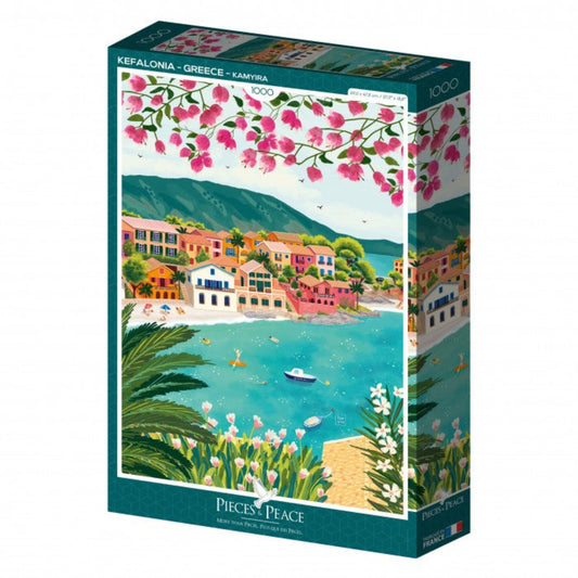 Puzzle - Céphalonie - Grèce - 1000 pièces - Pieces & Peace
