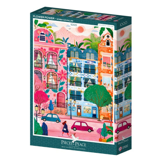 Puzzle - Le pouvoir des Fleurs - 1000 pièces - Pieces & Peace