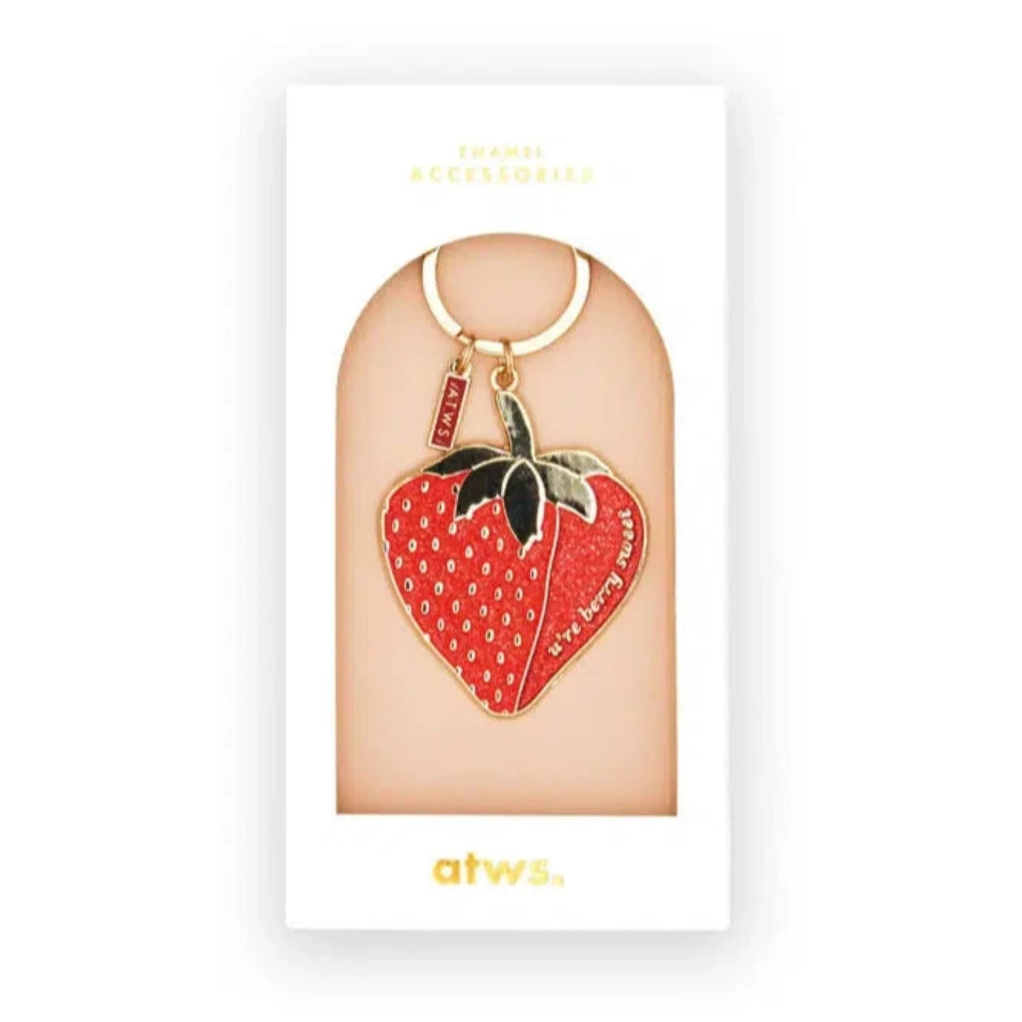 PORTE CLE STRAWBERRY ALL THE WAYS TO SAY