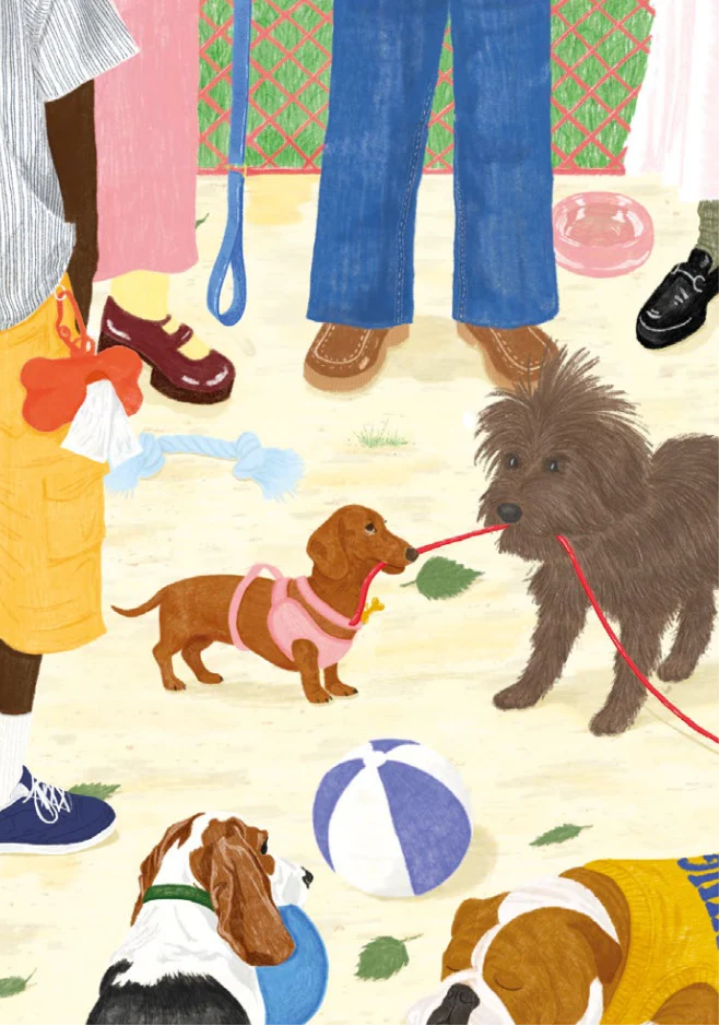 Mini puzzle - Sortir le chien -  100 pièces - Jour férié