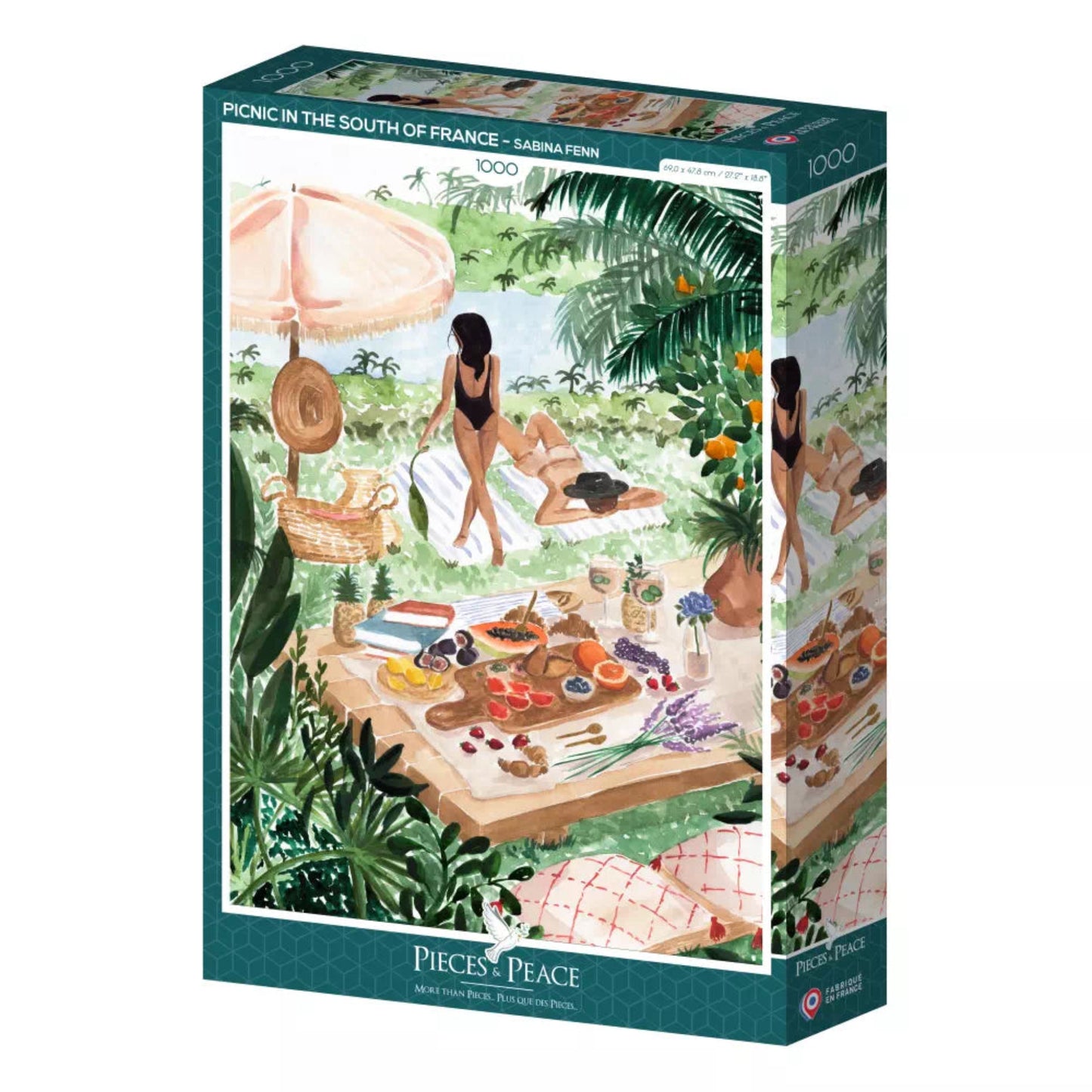 Puzzle - Pique-Nique dans le Sud - 1000 pièces - Pieces & Peace