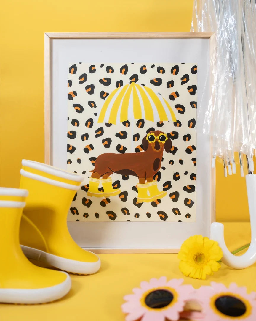 Peinture par numéro - Raining Teckel - Color gang