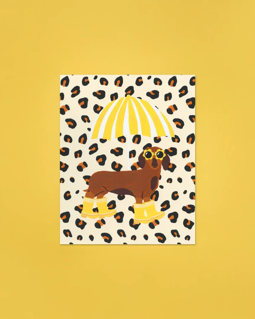 Peinture par numéro - Raining Teckel - Color gang