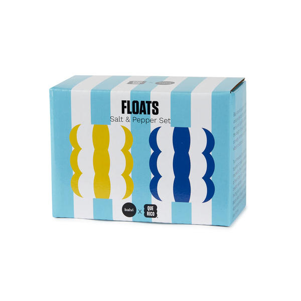 Sel & poivre - Floats - jaune-bleu - Balvi