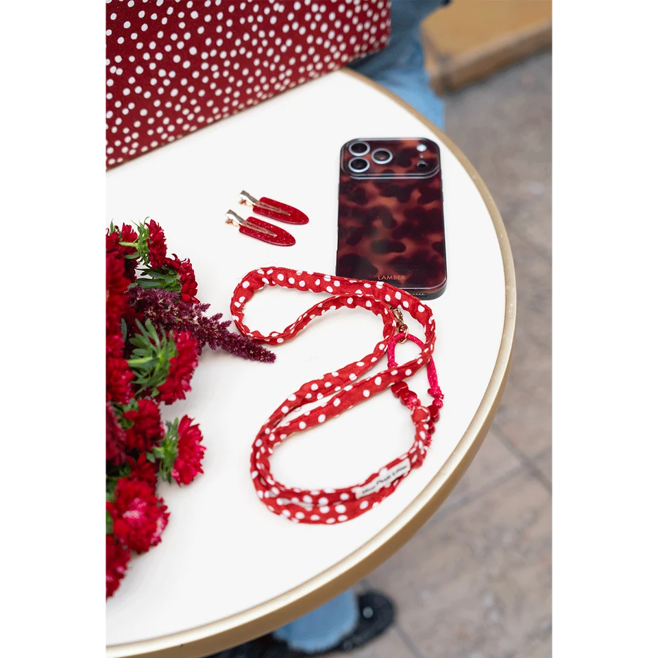 Sangle de téléphone Billie - Faon Cherry - Mon petit Léon