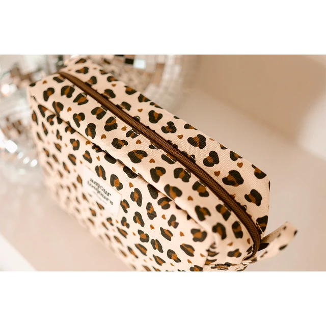 Trousse de toilette - Léopard coeur - Amour toujours - Mon petit Léon