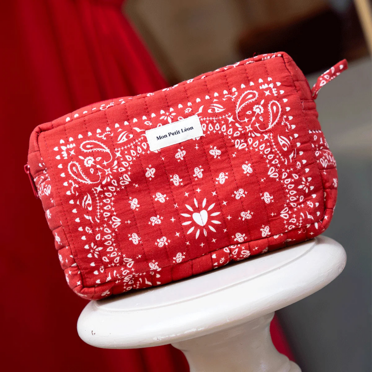 Trousse de toilette - Bandana Cherry – Mon Petit Léon
