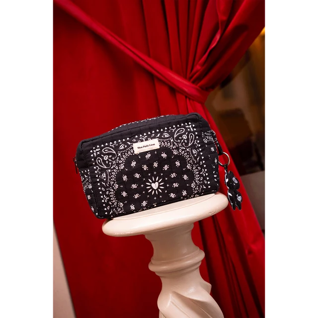 Trousse de toilette - Bandana Noir -  Mon Petit Léon